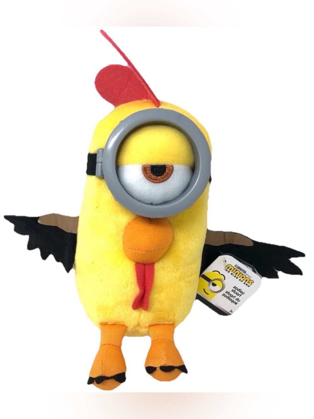Minions Rise of Gru - Zodiac Stuart Soft Plush Toy 6” NEW